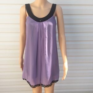 Lavender Johhny Martin Mini Slip Dress EUC- 3